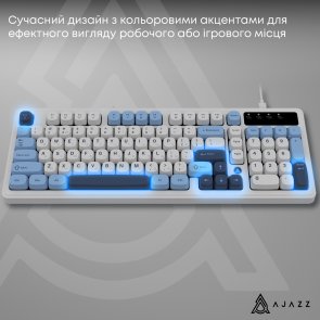 Клавіатура Ajazz AF98 USB Glacier Blue (AF98-GB)