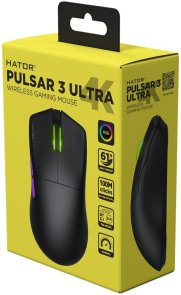Миша Hator Pulsar 3 Ultra 4K Wireless Black (HTM680)