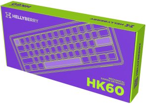 Клавіатура Hator Hellyberry HK60 Mechanical Linear USB Black/White (HK60 black-white)