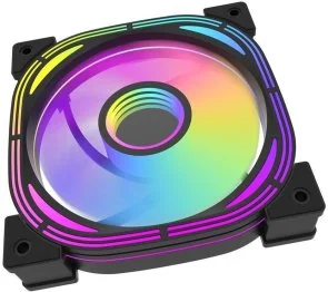 Фото: Кулер DARKFLASH Infinity 24R Black 3pcs (INF24 3IN1(PWM) BLACK) № 8 | KTC