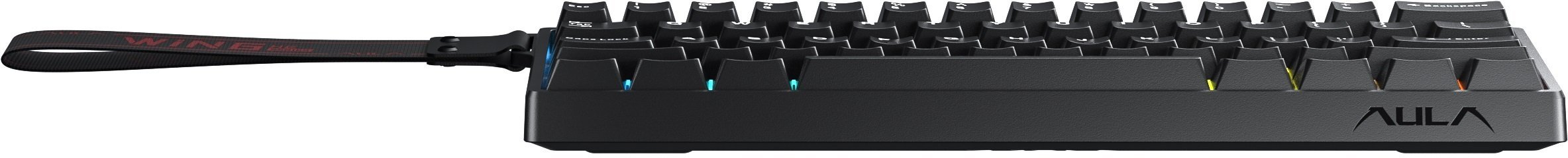 Клавіатура, Aula WIN60 HE Magnetic Switch ENG/UKR USB, Black ( Gaming )