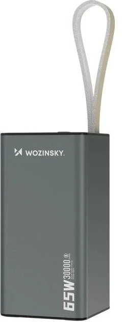 Фото: Батарея універсальна Wozinsky K65+ 30000mAh 65W Grey (5907769364457) № 4 | KTC