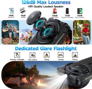 Смартфон Ulefone Rugking 8/256GB Black (6975326660631)