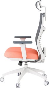Крісло OfficePro Balance OC550-W-DG-OR White/Dark Gray/Orange