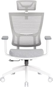 Крісло OfficePro Elegant OC600 White/Light Gray (OC600-W-LG-LG)