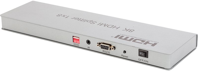 Сплітер PowerPlant HDMI 1x8 8K HDSP8K-8 (CA914678)