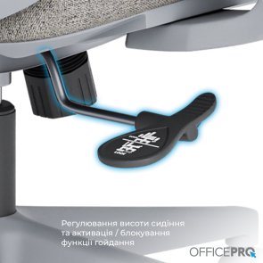 Крісло OfficePro Wave OC599 Gray (OC599-G-G-G)