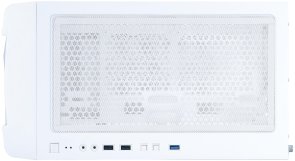 Корпус 1stPlayer D4-M-WH-2F1P-W-1F1-W White with window