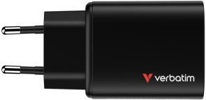 Зарядний пристрій Verbatim Essentials GaN 65W Black (32352)