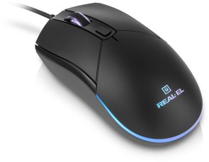 Мишка, REAL-EL RM-515 USB, Black