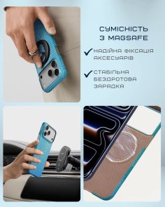 Чохол Pitaka for Apple iPhone 17 Pro - Ultra-Slim Lucid Blue (KI1706AG)