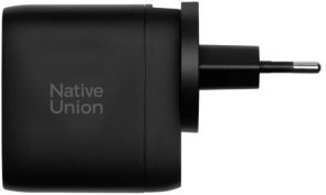 Зарядний пристрій Native Union Fast GaN Charger PD 67W Black (FAST-PD67-BLK-2CA)