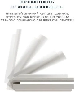Фото: Бездротовий зарядний пристрій Native Union Rise Solo Qi2 Sandstone (RS-SL-SAN) № 7 | KTC