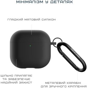 Чохол Native Union for Apple Airpods 4th Gen - Active Black (ACTCSE-BLK-AP4)