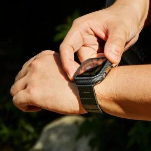 Фото: Чохол Pitaka for Apple Watch 10 42mm - Air Black/Grey № 12 | KTC