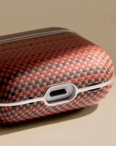 Фото: Чохол Pitaka for Airpods 4th Gen - Aramid Fiber Magnetic Sunset (APM2405) № 13 | KTC
