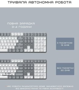 Клавіатура Satechi SM3 Slim Wireless Light (ST-KSM3LT-EN)
