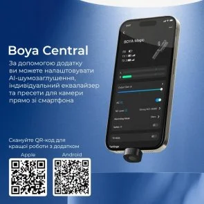 Фото: Радіосистема BOYA Magic-02 Type-C/Lightning Black № 10 | KTC