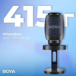 Мікрофон BOYA K3-02 RGB Black (BOYA K3-02)