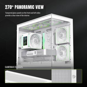 Корпус Gamemax VISTA 2 MW White with window