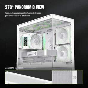 Фото: Корпус Gamemax VISTA 2 MW White with window № 12 | KTC
