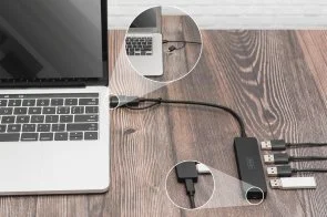 Фото: USB-хаб Digitus DA-70235 4in1 Black № 5 | KTC