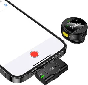 Фото: Радіосистема Hoco L21 Charm Wireless Microphone Lightning Black (6942007663137) № 6 | KTC