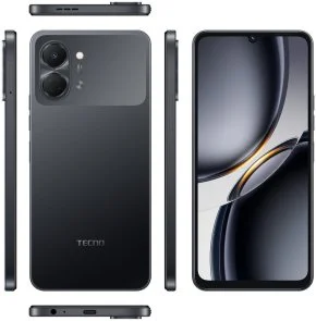 Фото: Смартфон TECNO Spark Go 3 KM3 4/128GB Ink Black (4894947105272) № 7 | KTC