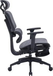 Фото: Крісло OfficePro Skyline Footrest OC750 Black/Dark Gray (OC750-B-DG-DG) № 6 | KTC