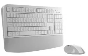 Фото: Комплект клавіатура+миша A4tech FG2500S Plus Wireless White (FG2500S Plus White) № 3 | KTC