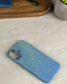 Фото: Чохол Pitaka for Apple iPhone 17 - Ultra-Slim PitaTap Lucid Blue (KI1702AG) № 2 | KTC