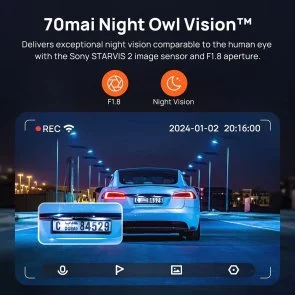 Фото: Відеореєстратор 70mai Dash Cam 4K A810S-2 Set № 8 | KTC