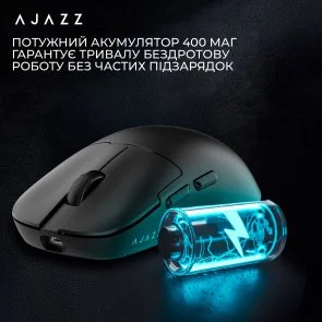 Фото: Миша Ajazz AJ159P MC WL/BT/USB Black (AJ159P-MC-B) № 12 | KTC