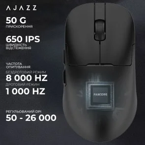 Фото: Миша Ajazz AJ159 Pro WL/BT/USB Black (AJ159-PRO-B) № 8 | KTC