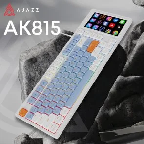 Фото: Клавіатура Ajazz AKP815 Red Switch RGB USB White (AKP815-R-WBO) № 3 | KTC