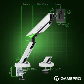 Фото: Кронштейн GamePro MAG200W White № 17 | KTC
