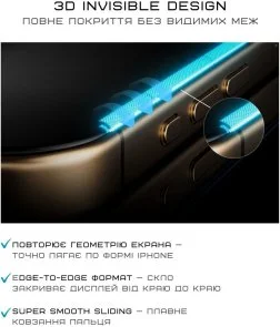 Фото: Захисне скло Anank for iPhone Air - 3D Invisible 5X Reinforced (6975593907699) № 5 | KTC