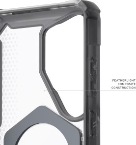 Чохол UAG for Samsung S26 Ultra - Plasma XTE 360 with Magnet Ash/Pop Orange (214525113131)