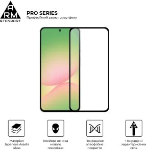 Фото: Захисне скло ArmorStandart for Samsung A57 5G - Pro Black (ARM89662) № 2 | KTC