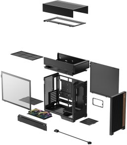 Корпус Deepcool CL660 Black with window (R-CL660-BKNNA0-G-1)