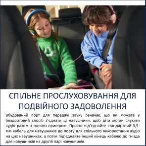 Фото: Навушники Philips Kids TAK2000CT/00 Chrystal Teal № 4 | KTC