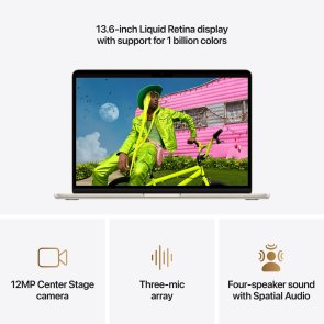 Ноутбук Apple MacBook Air 13.6 2026 M5 8GPU Starlight
