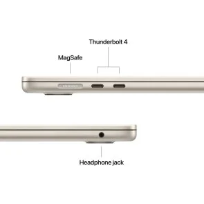 Фото: Ноутбук Apple MacBook Air 15.3 2026 M5 10GPU Starlight (MDVD4) № 6 | KTC