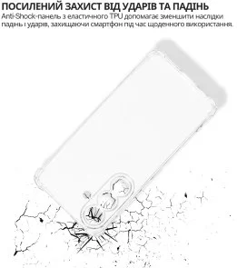 Фото: Чохол BeCover for Samsung Galaxy S26 SM-S942 - Anti-Shock Clear (714886) № 6 | KTC