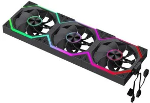 Фото: Кулер Gamemax FN12A-N2 Wireless Revers Black 3pcs (FN12A-N2 WL-R) № 5 | KTC