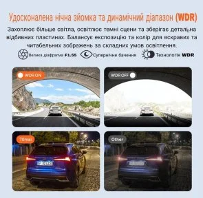 Фото: Відеореєстратор 70mai Rearview Mirror Dash Cam S410 № 7 | KTC