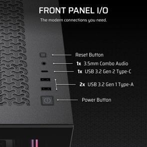 Корпус Corsair 3500X RSR ARGB Black with window (CC-9011322-WW)