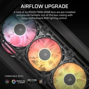 Фото: Корпус Corsair Frame 4000D LCD RS ARGB Black with window (CC-9011326-WW) № 5 | KTC