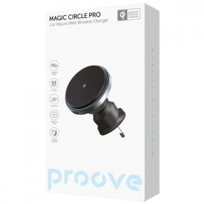 Фото: Кріплення для мобільного телефону Proove Magic Circle Pro 15W Black (WHMP15010001) № 2 | KTC