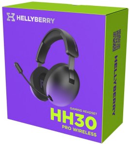 Гарнітура Hator Hellyberry HH30 Pro Black/Violet (HH30_PRO_wireless_BV)